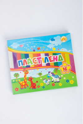 Пластилін, 16 кольорів, 320 г